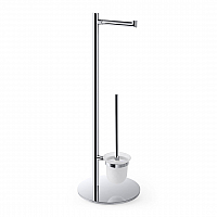 Toilet paper holder set with standing brush Omega 104836012 – Bemeta 11.1.113.0241